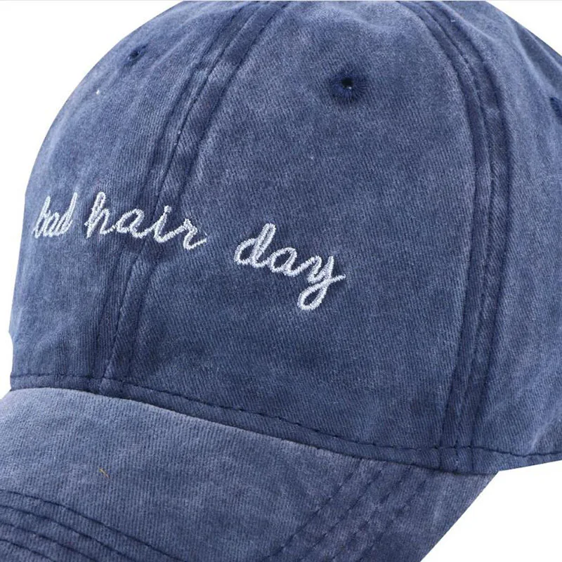 LA новая Кепка на день плохих волос вымытая бейсболка женская мужская шапка кепка