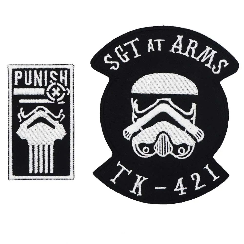 SONS OF ANAKIN хот байкерские патч вышитые велосипедистом нашивки значки 6