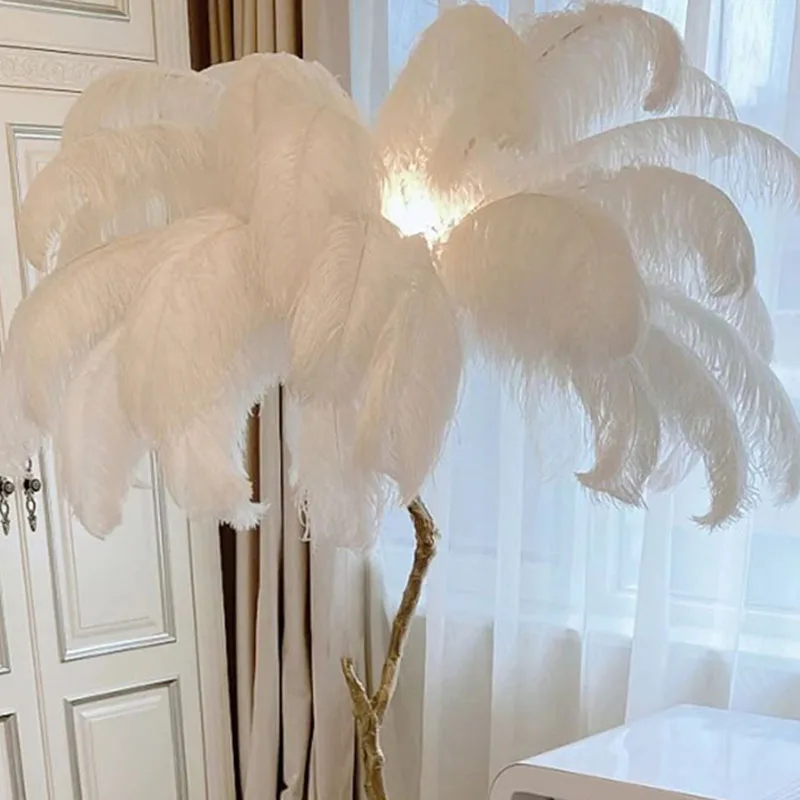 White Ostrich Feather 10pcs 60-65cm Natural Dyed Colored Ostrich Plumes for Wedding Decoration Wing Plumas Table Centerpieces