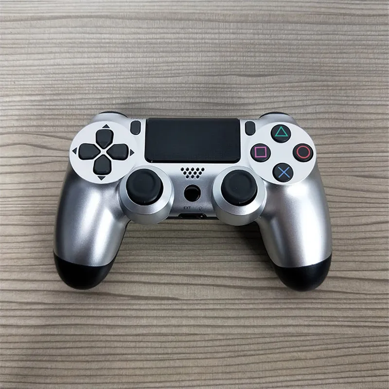 Серебристый Bluetooth контроллер для SONY PS4 Геймпад для Play Station 4 джойстик Беспроводная консоль высокое качество 2,14 - Цвет: Серебристый