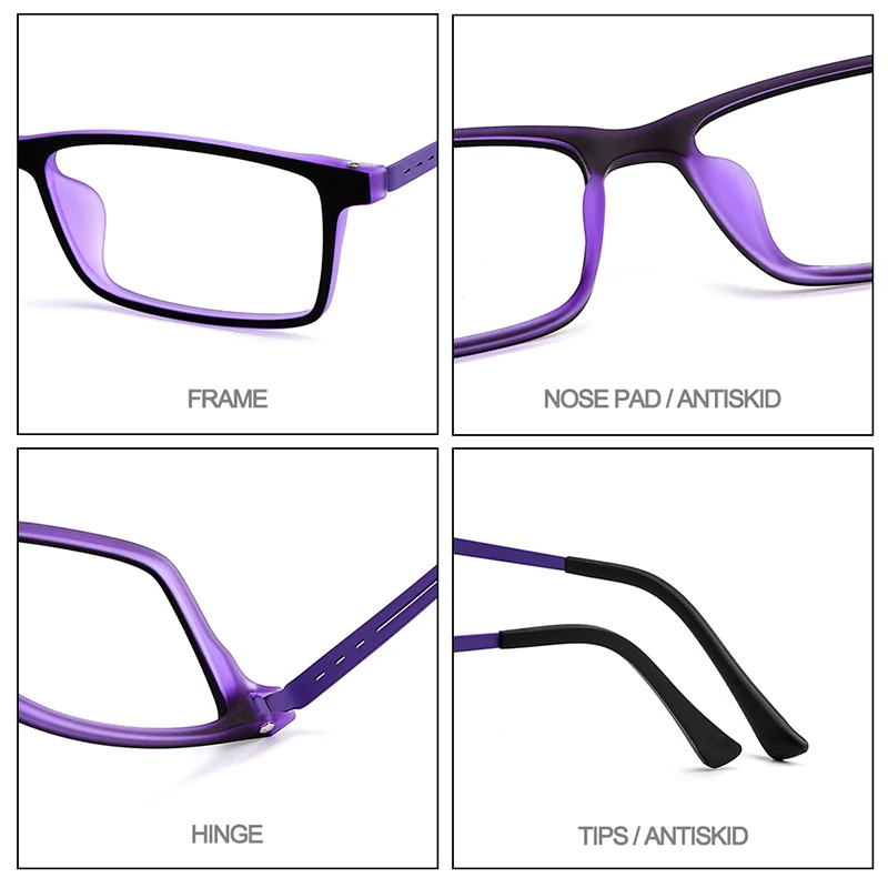 Мужская и женская оправа для очков Gmei сверхлегкая титановая с гибкими дужками из