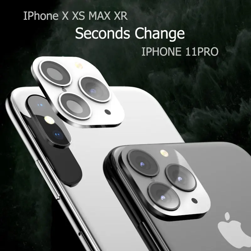 Чехол для объектива камеры защитный чехол iPhone X XS XR MAX и выглядит как IPHONE 11 PRO