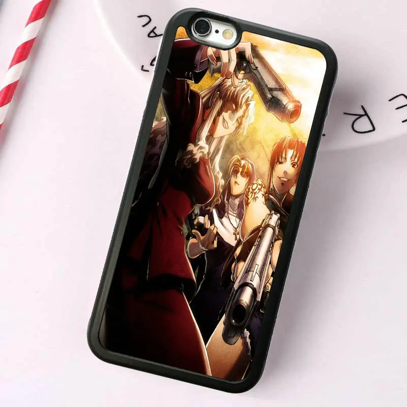 Чехол для мобильного телефона Black Lagoon Anime жесткий пластиковый чехол iphone 8 7 6 6S Plus X XR