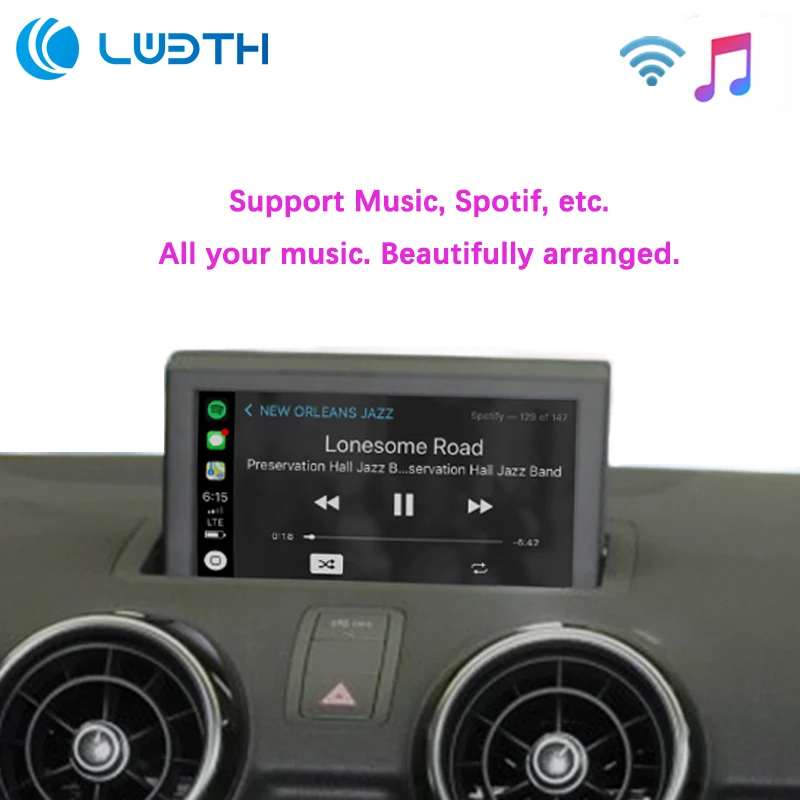 Aftermarket A1 Q3 MMI RMC OEM Wi-Fi беспроводной интерфейс Apple CarPlay Модернизированный для Audi с