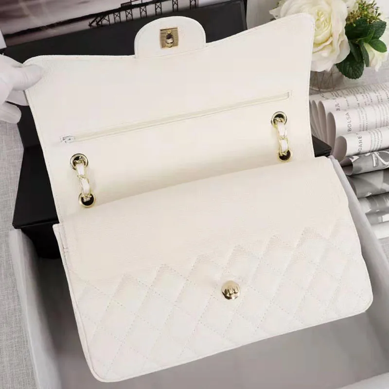 Luxury Handbag Bag For Women Genuine Leather Shoulder Bags Top Quality Fashion Design Lady's Crossbody Quilted Flap Bag Purse