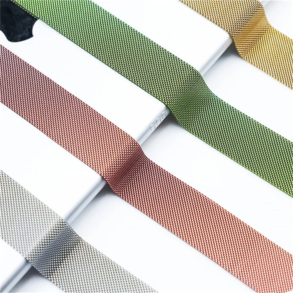 Хохлатый ремешок apple watch band Milanese Loop apple watch 4 3 band iwatch band 42 мм 38 мм correa 44 мм/40 мм pulseira bracelet