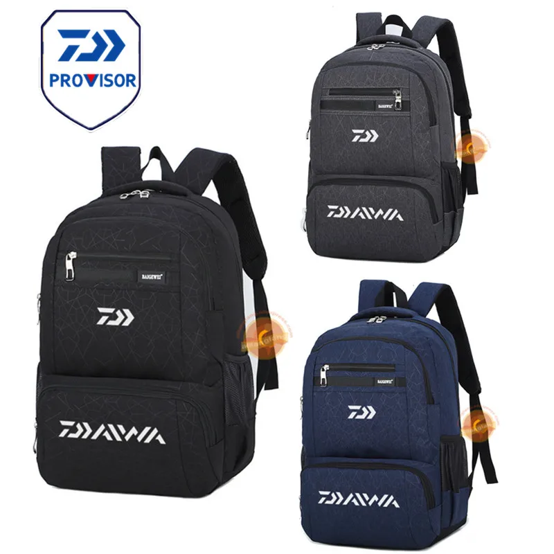 

Мужской спортивный рюкзак Daiwa, однотонный повседневный рюкзак для активного отдыха, походов, велоспорта, рыбалки, осень-лето 2021