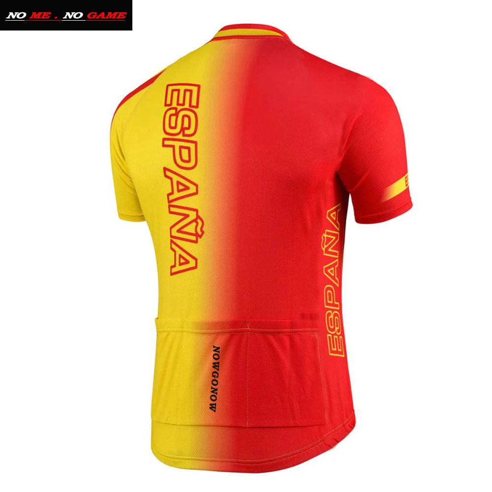 Мужская испанская национальная команда веломайка из Джерси шорты одежда для