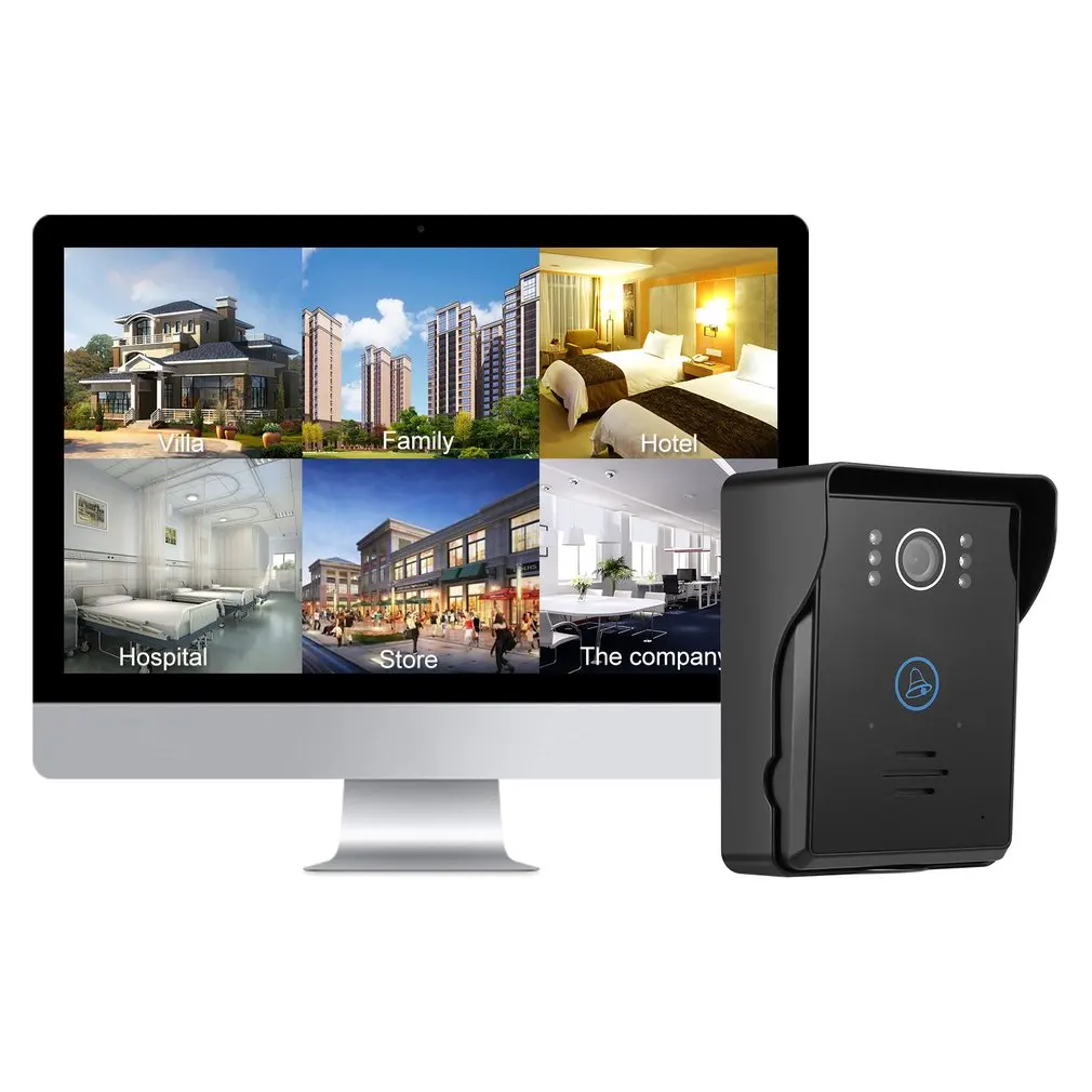 Сенсорный ключ обнаружения движения видео дверной звонок Домофон с 2 Dingdong Звонок