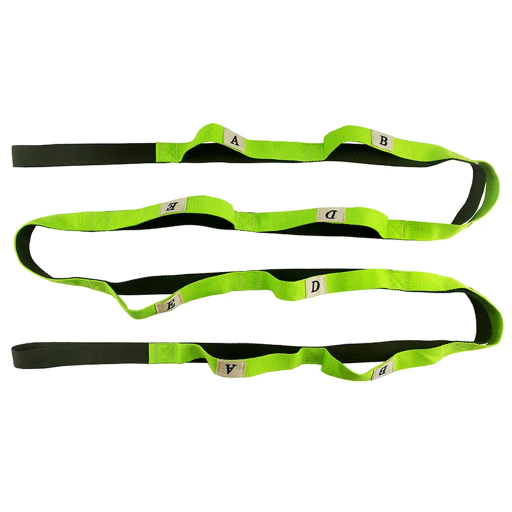 

Yoga Pull Strap Belt Polyester Latex Elastic Latin Dance Stretching Band Loop Yoga Pilates GYM Fitness Exercise Resistance Bands