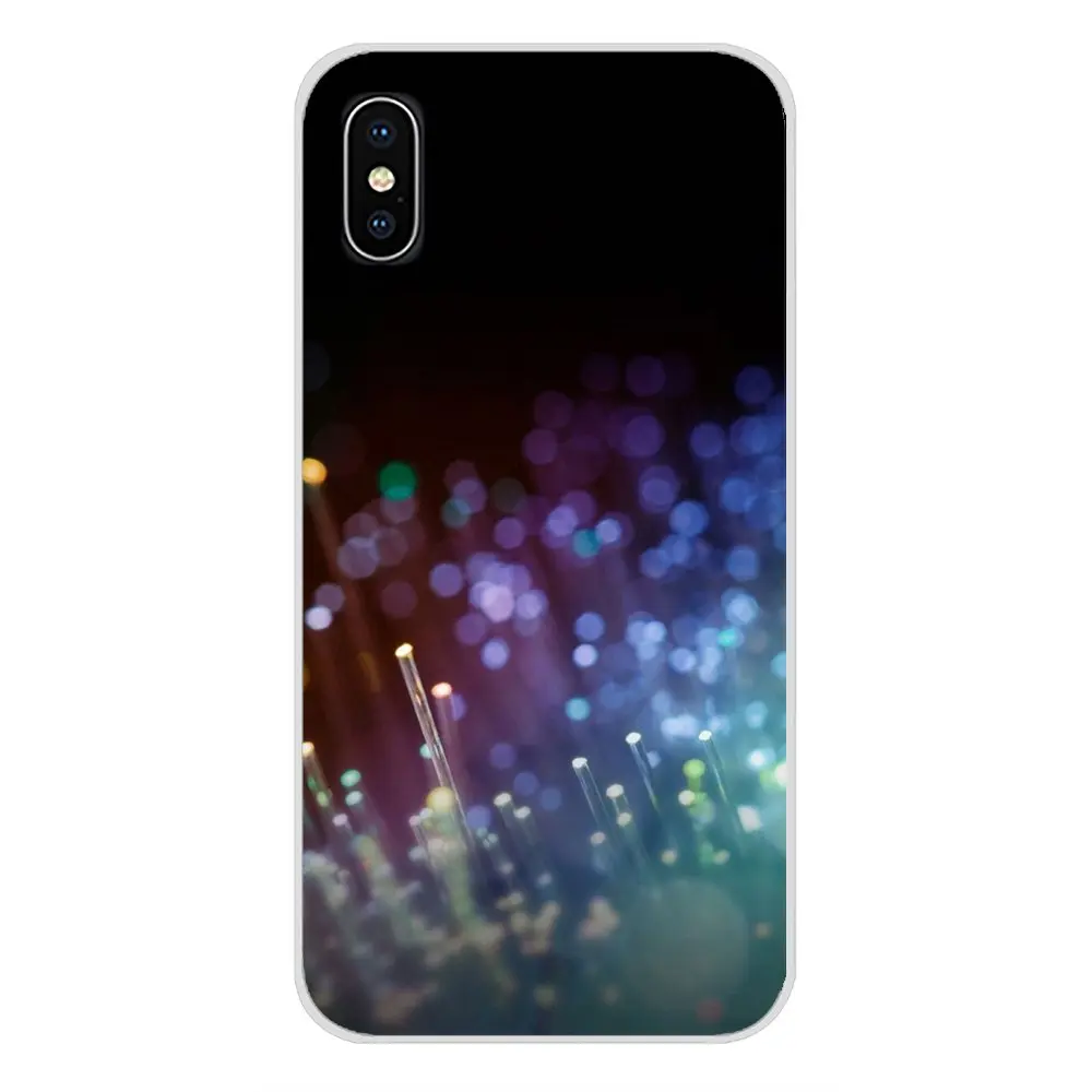 Натуральный пейзаж неоновый силиконовый чехол для телефона Xiao mi 4 5 5s 6 A1 A2 5X6X8 9 Lite SE