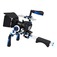 professional camera rig movie film support kit shoulder stabilizer follow focus matte box for canon nikon sony slr dslr camera