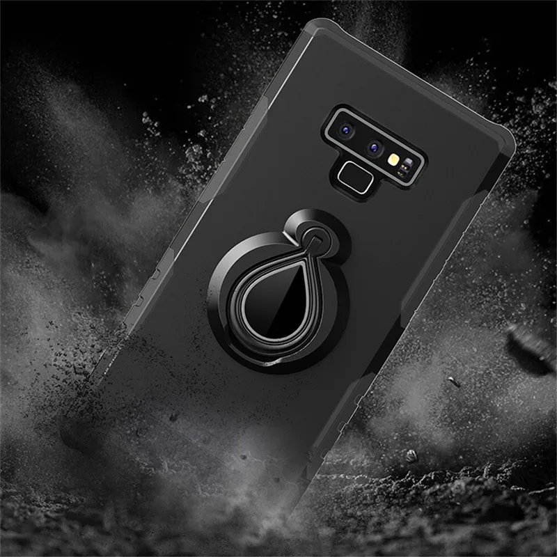 Shockproof armor ring holder phone coque for Samsung galaxy S9 case plus S7 edge cover S8 funda note 8 a7 A5 2017 9 |