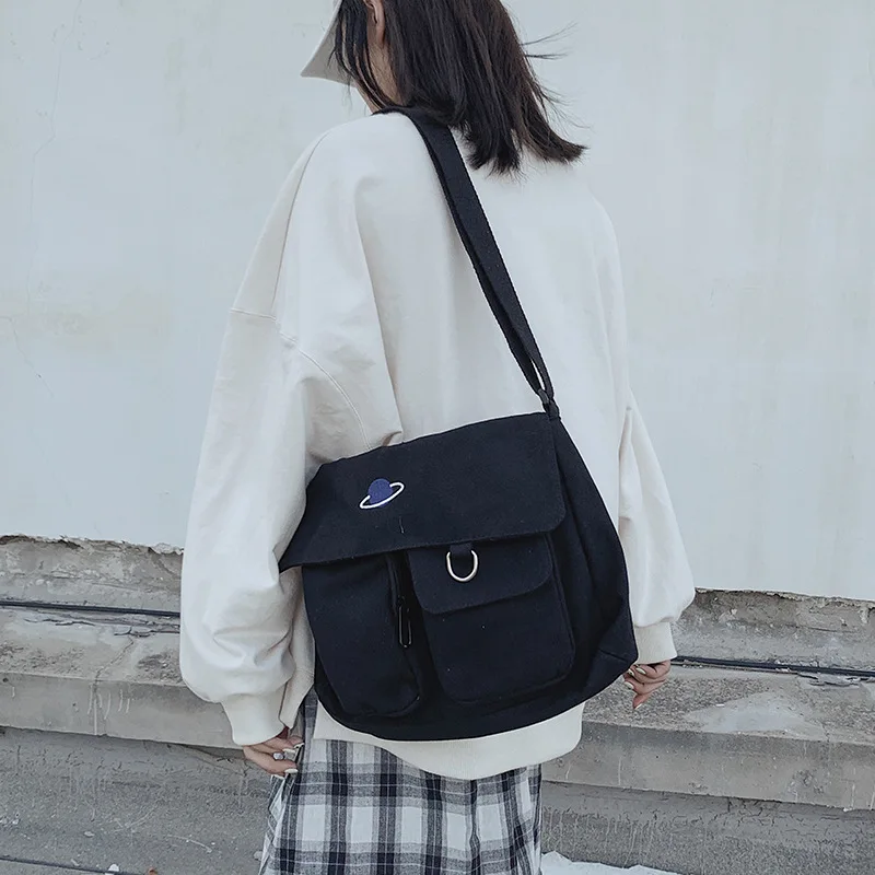 Сумки через плечо для женщин новинка 2019 модные женские повседневные школьные