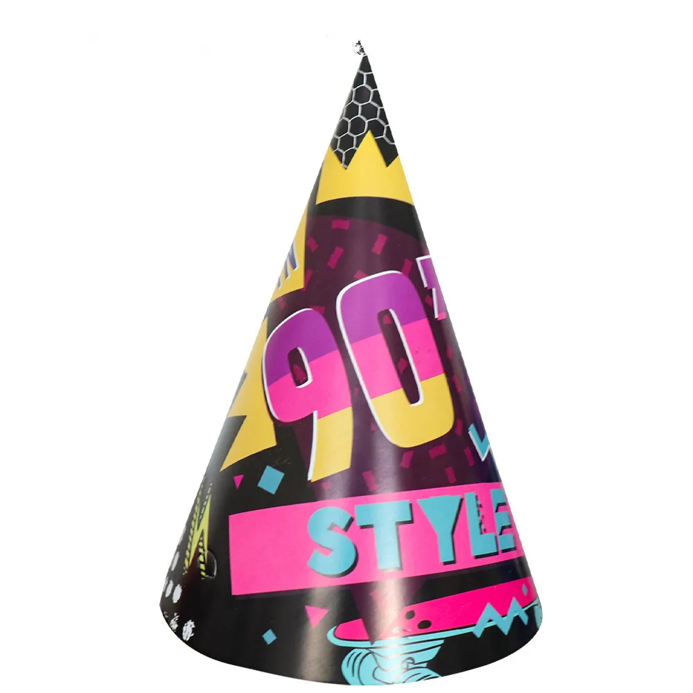 Набор одноразовых тарелок в стиле хип-хоп 90вечерние | Дом и сад