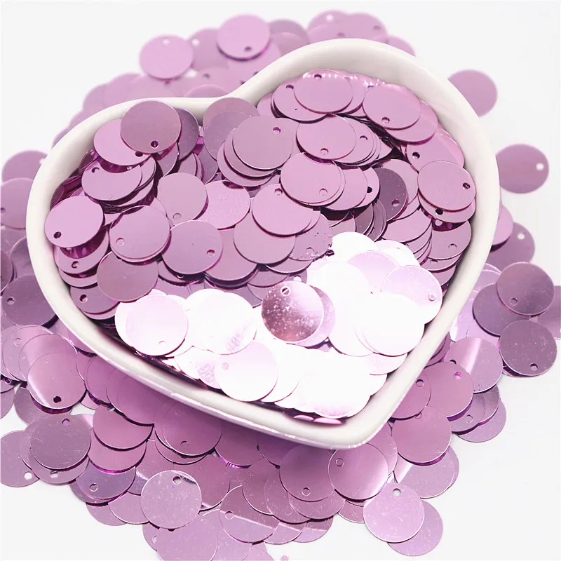 Большие круглые Блестки 10 мм плоские свободные блестки с боковым отверстием