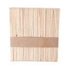 50 шт деревянные воск для депиляции шпатель для отдавливания языка Одноразовые Бамбуковые набор палочек MOLF