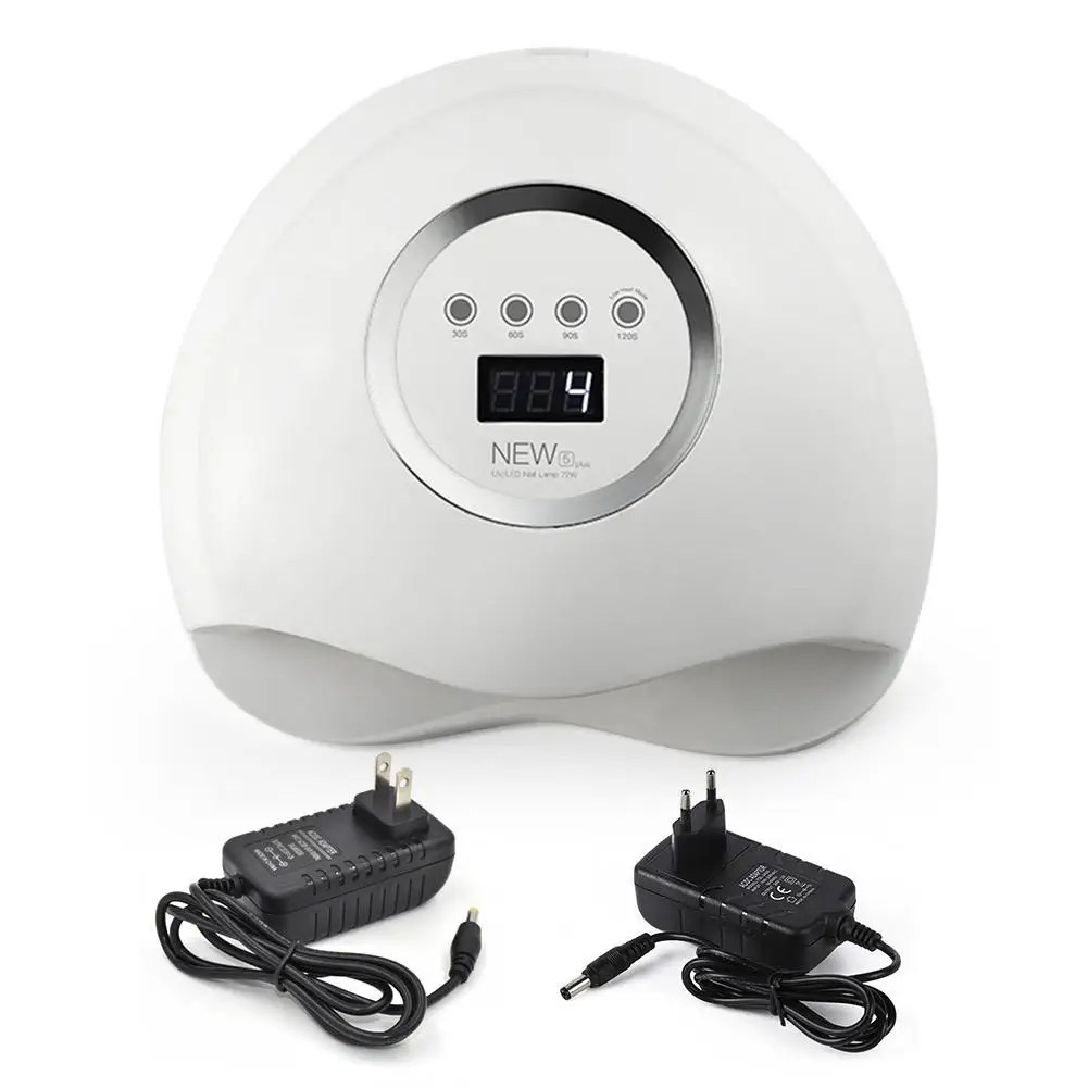 

Durable Nail Dryer Lamp 72W UV LED Infrared Quick Drying Battery Powered Manicure Gel Varnish Light Nail Art Tools