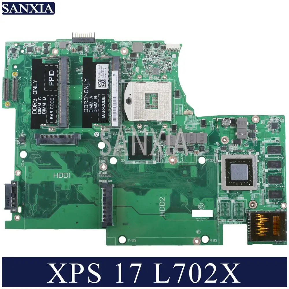 KEFU DAGM7MB1AE1 материнская плата для ноутбука Dell XPS 17 L702X оригинальная материнская плата HM67