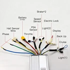 Электрический велосипедный контроллер 36 в 48 в Ebike 18 Mosfet 45A контроллер синусоидальной волны 1000 Вт 1500 Вт 2000 Вт работает с экраном KT LCD4 LCD5