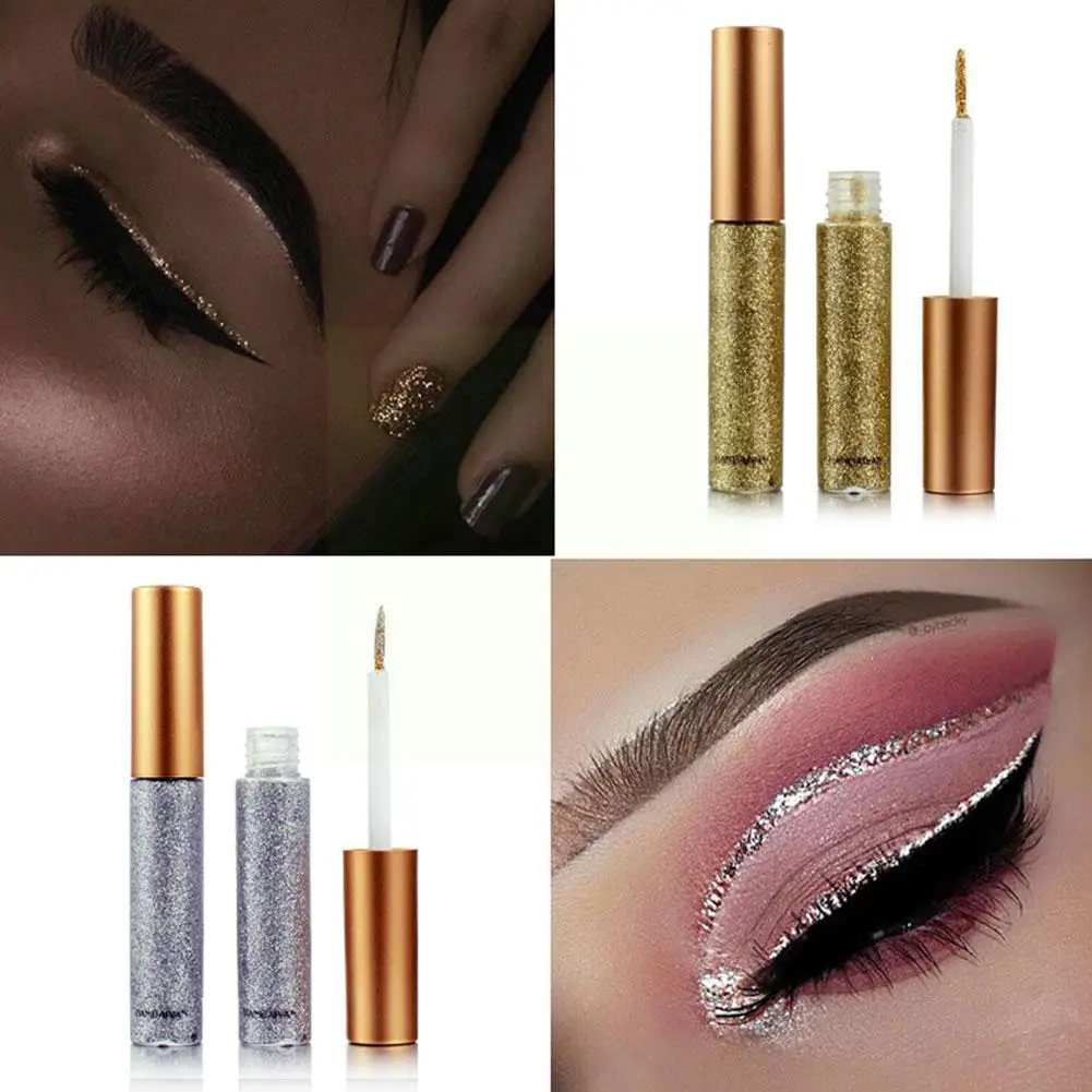 

10Pcs/set Colorful Shimmer Eyeliner Makeup Cosmetics Shining Liquid Glitter Long Lasting Eyeliner Eyeliner Liquid G4V9