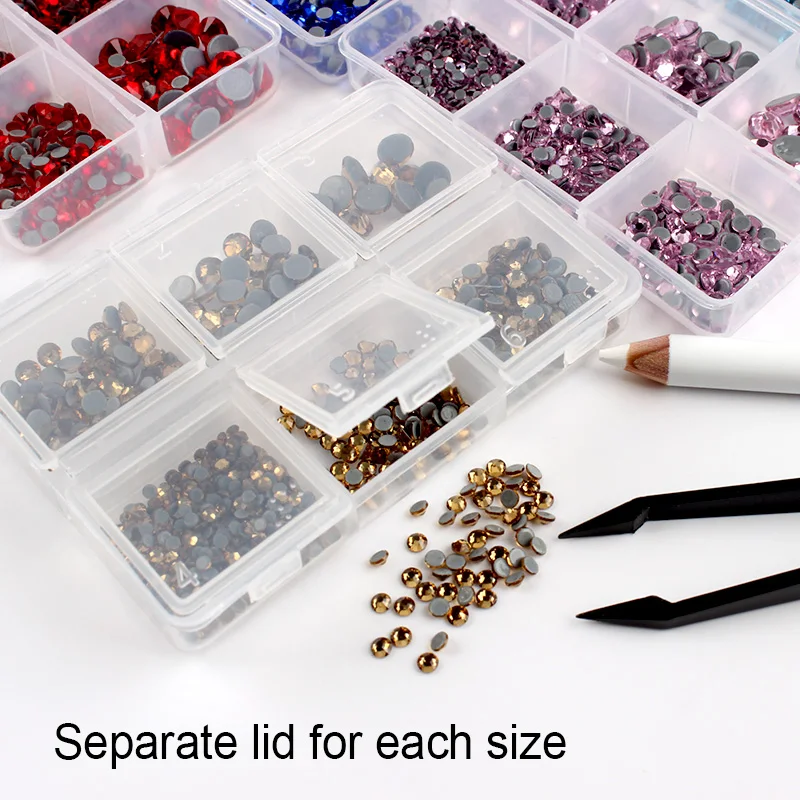 Смешанный размер 1000 шт высокое качество ремонт тепла Кристалл Стразы для DIY 3D