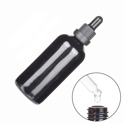 10pcs/lot 5ml 10ml 15ml 20ml 30ml 50ml 100ml black glass essential oil dropper bottle wtih piepette drop vials Containers | Красота и