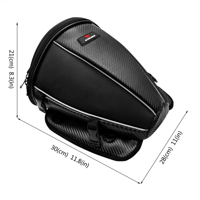 Сумка на заднее сиденье мотоцикла рюкзак кросс боди В рыцарском стиле Боковая