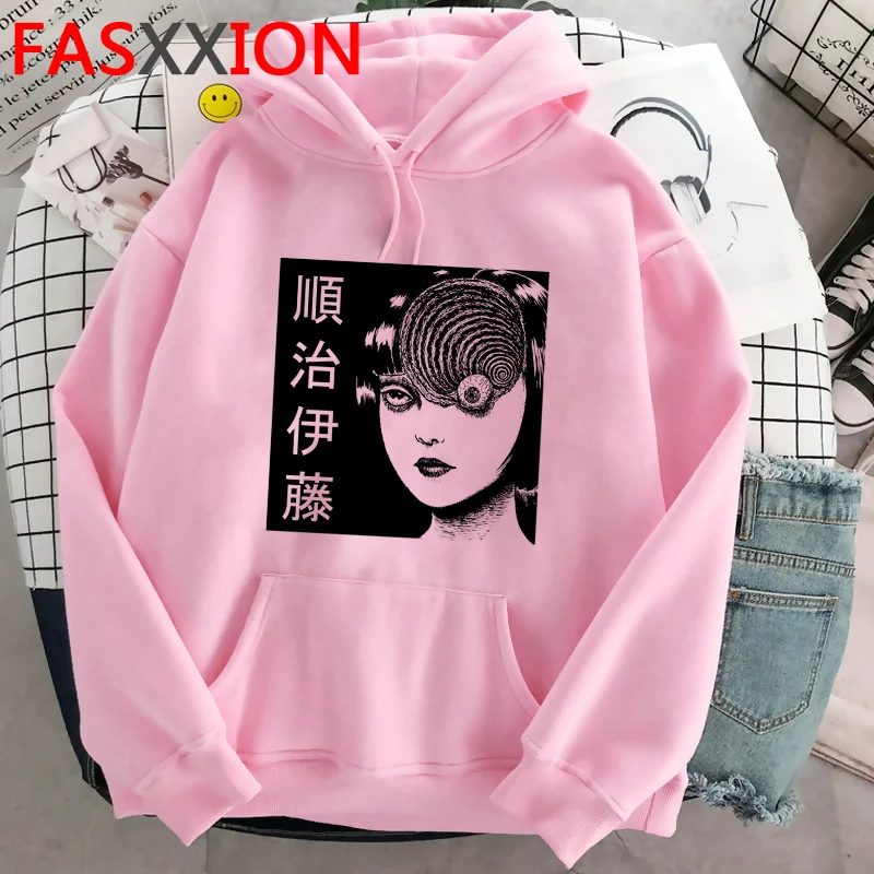 

Junji Ito hoodies male 2021 printed men hoody clothing anime 2021