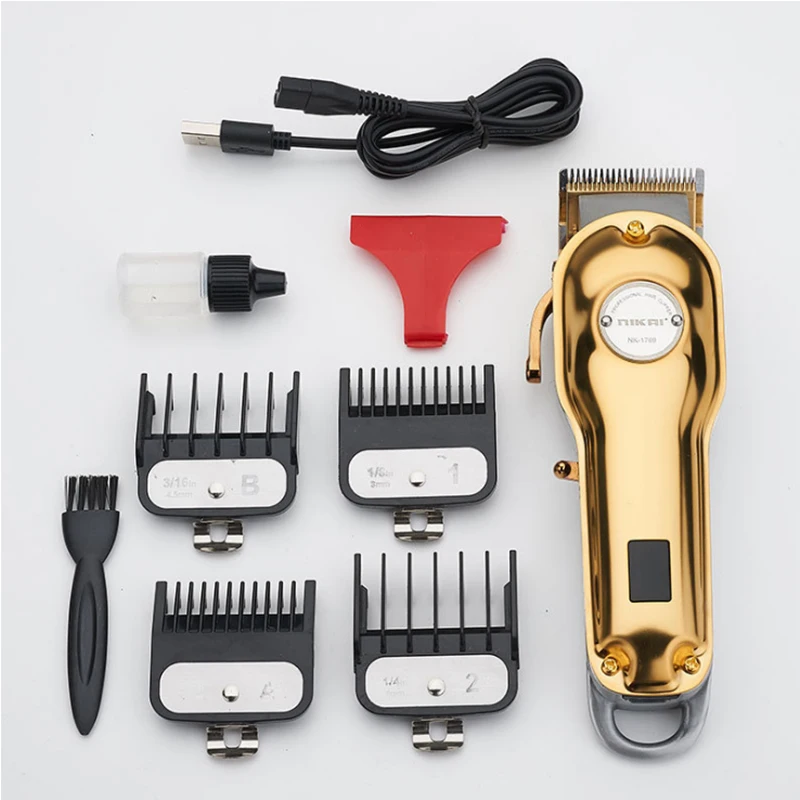 

Hair Clippers for Men Cordless Hair Trimmer Beard Trimmer Waterproof USB Rechargeable Hair Cutting Kit with Hairdressing