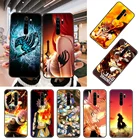 Чехол для телефона Xiaomi Redmi Note 8, 8, 7, 7A 9 9A 9S 8A 4 5 6 iPad Pro черные женские босоножки с закрытой пяткой ТПУ бампер арт Coque тренд манги Fairy Tail