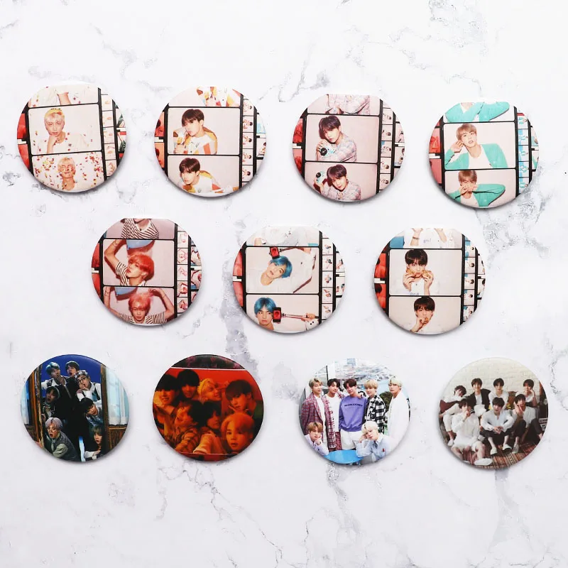 

Kpop Bangtan Boys, булавка, жестяные значки, брошь, Значки для одежды, шляпы, рюкзака, украшение