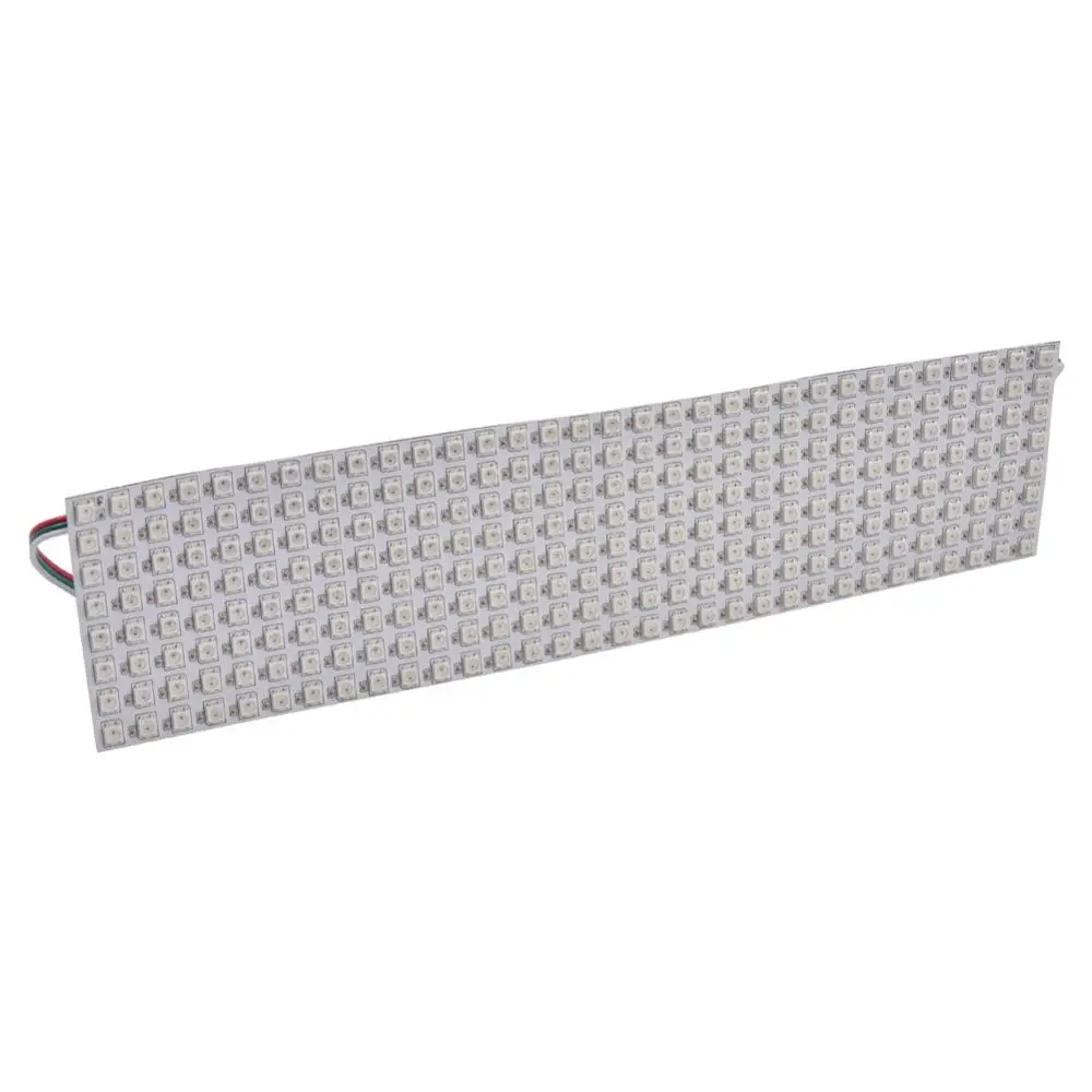 8*32 256 светодиодов полноцветная WS2812B панель SK6812 панель WS2812 5050 RGB Гибкая Пиксельная панель светильник DC5V