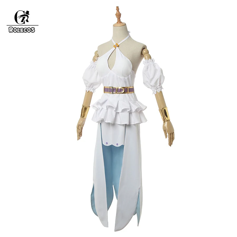 ROLECO аниме осторожно герой Косплей Ristarte косплей костюм белая синяя юбка