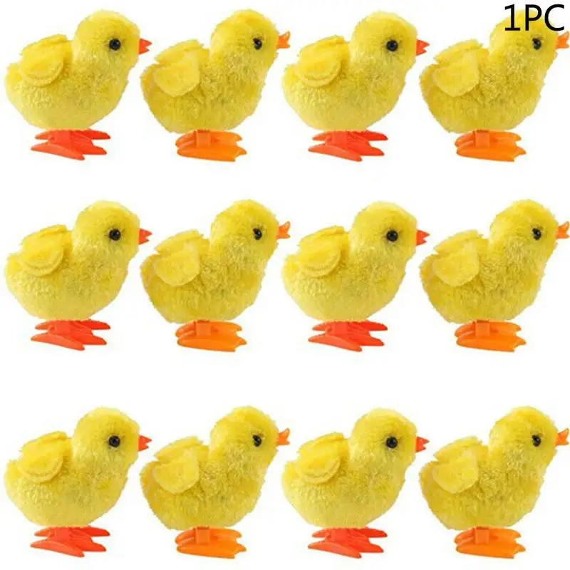 

Wind Up Plush Chicken Hopping Funny Small Bird Toy 8cm Clockwork Chick Animal Toy For Kids Gift Tiktok Popular 1pc