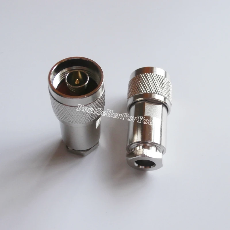 1 шт. N штекер зажим для RG8X RG 8X RG59 LMR240 RF разъем кабеля|Соединители| |