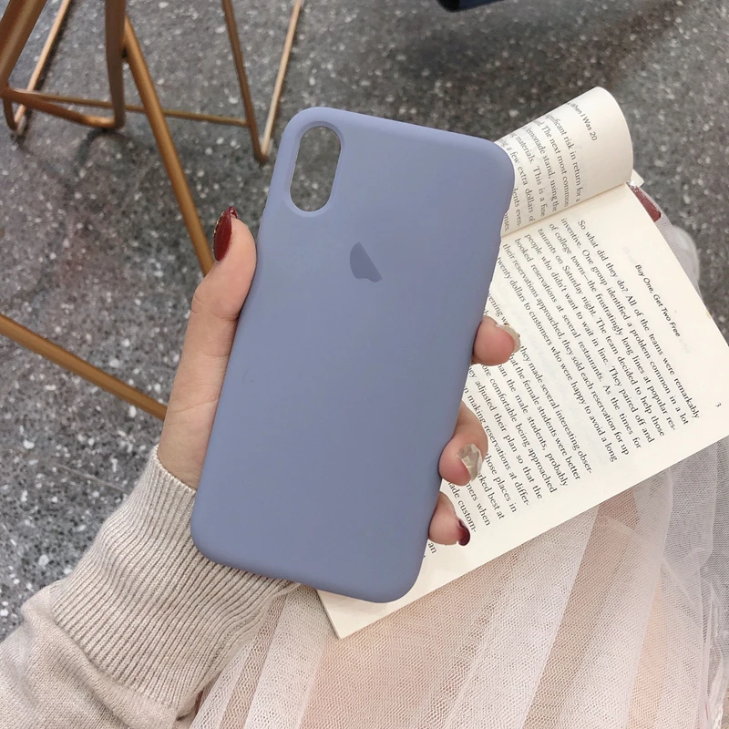 Хит Модный Оригинальный жидкий силиконовый чехол для iPhone 11pro xs max xr ix 8 7 6 plus