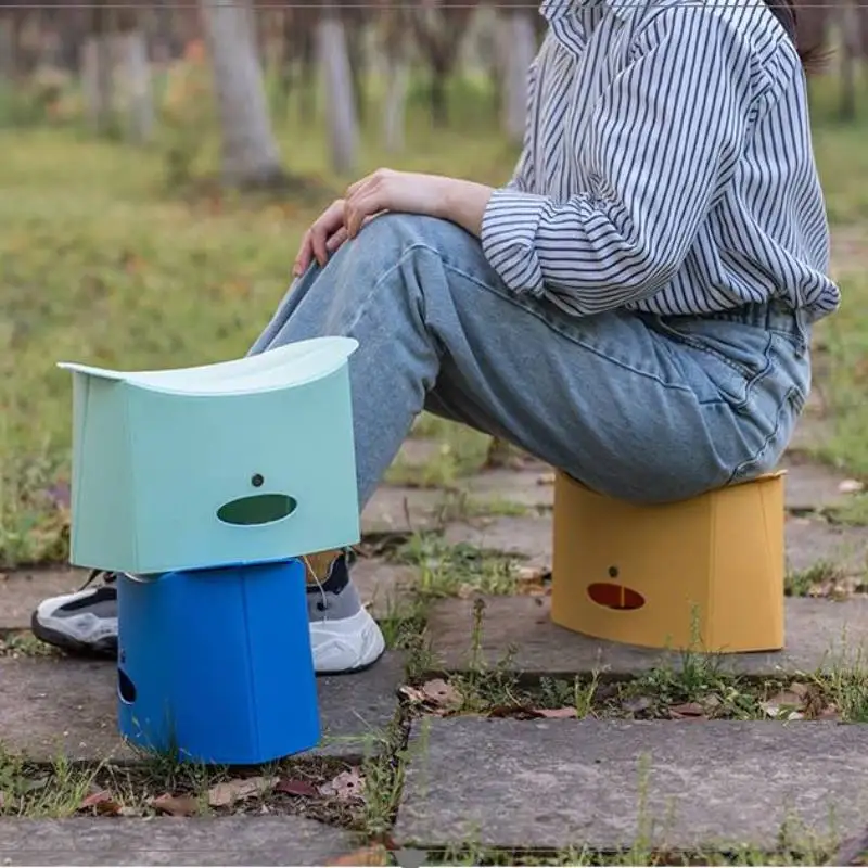 

Kids Folding Stool Portable Outdoor Travel Mini Light Fishing Chair Plastic Household Stools