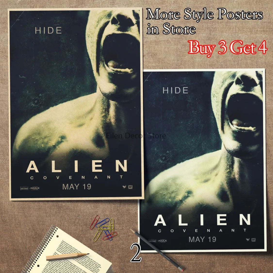 Постер с изображением инопланетянина: капитан Художественная печать