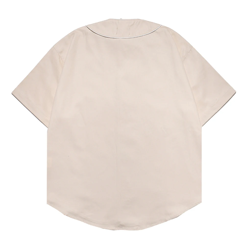 Бейсбольная рубашка с надписью Dark Icon уличная одежда рубашки в стиле хип хоп