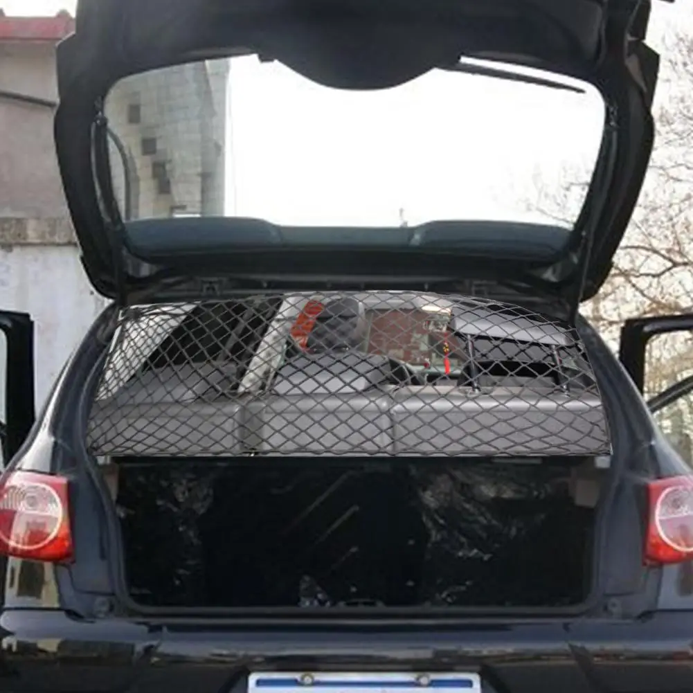 Защитное ограждение для автомобиля 90x30 см с регулируемой сеткой|Дома конуры и