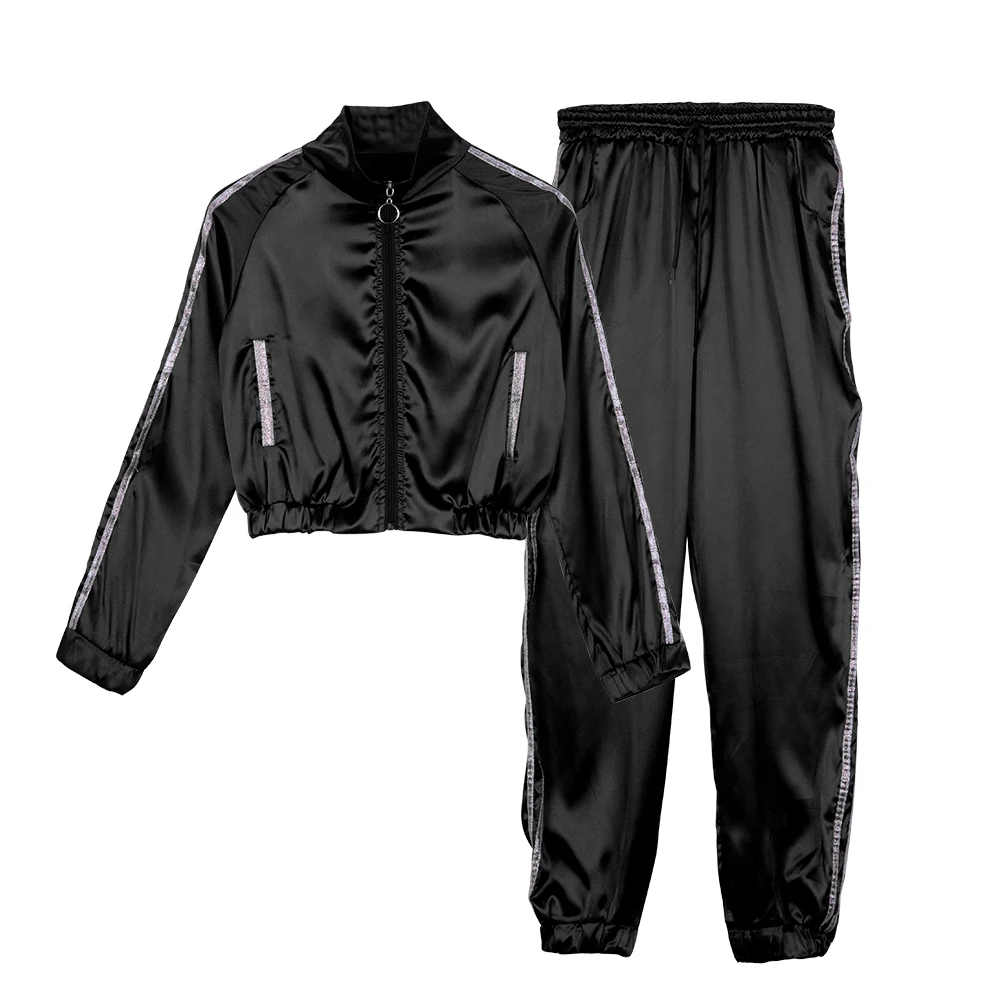 Комплект из 2 предметов спортивный костюм для женщин осенняя мода комплект