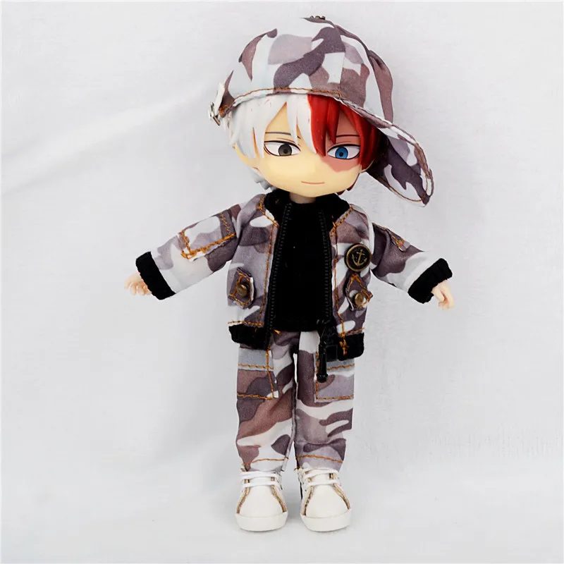 Об11 шапка детской одежды военной формы брюки трехэтажный костюм 1/12 кукла BJD аксессуары куклы обицу 11.