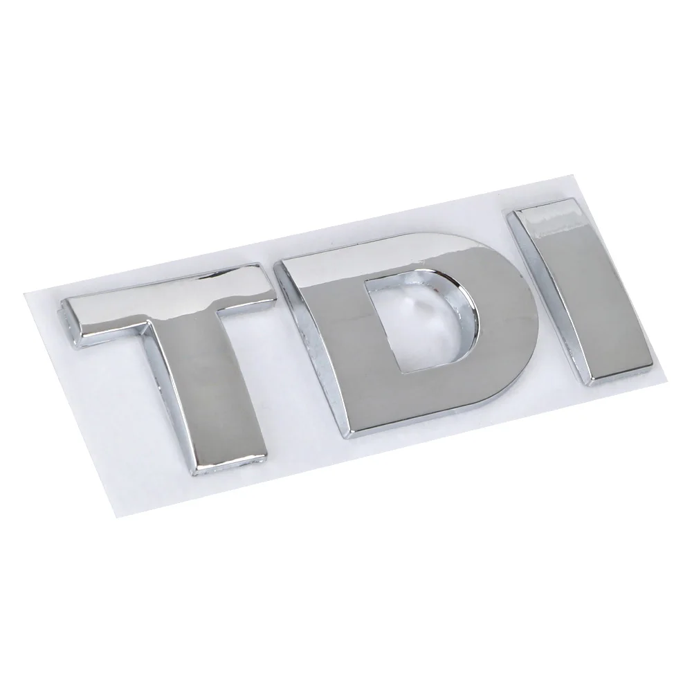 Металлическая 3D Автомобильная наклейка с логотипом TDI Эмблема для VW Golf JETTA PASSAT MK4