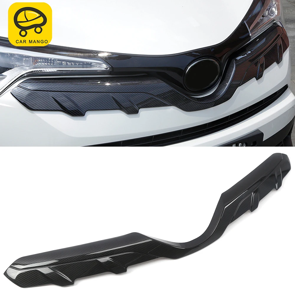 

CarManGo Car Accessories Front Grille Grills Protector Sticker Cover Frame Exterior Decoration for Toyota C-HR AX10 2016-2020