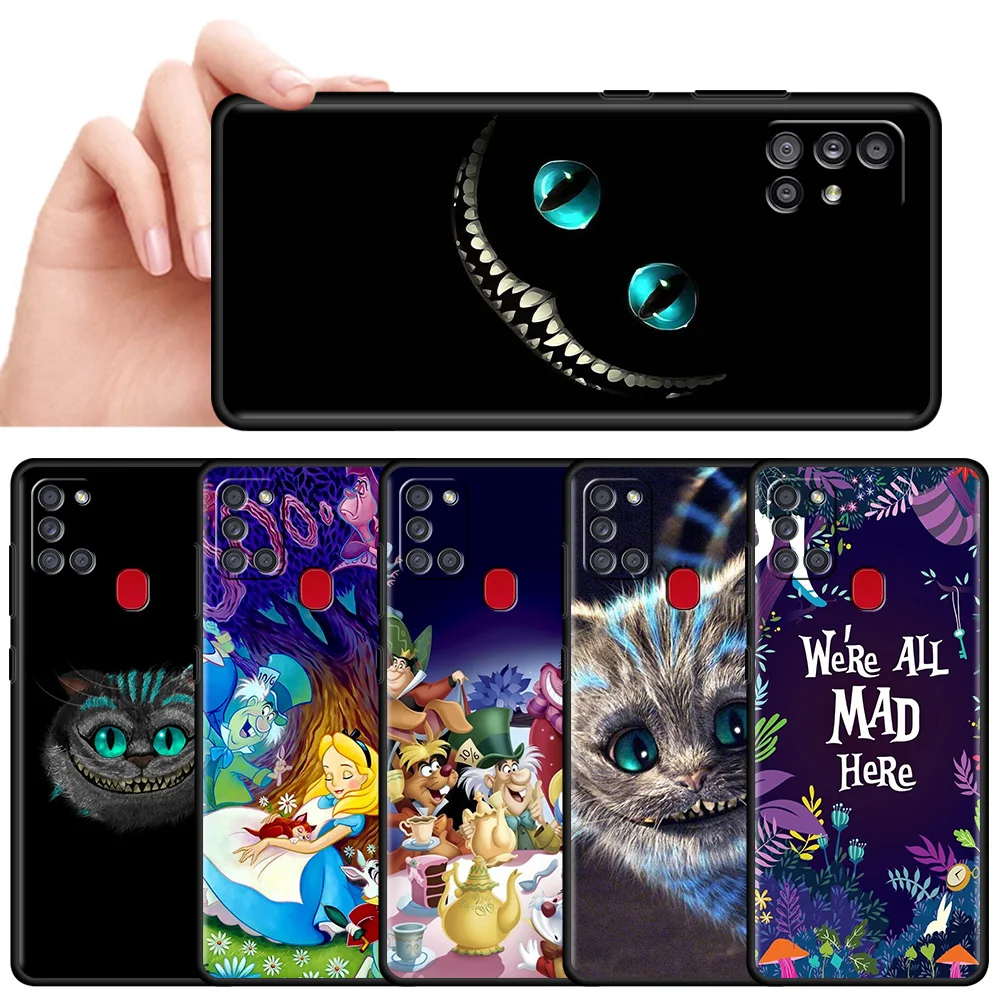 

Чехол «Алиса в стране чудес» для Samsung Galaxy A12 A21s A32 A31 A11 A02s A22 A03s, противоударный чехол для телефона из ТПУ, мягкий силиконовый чехол