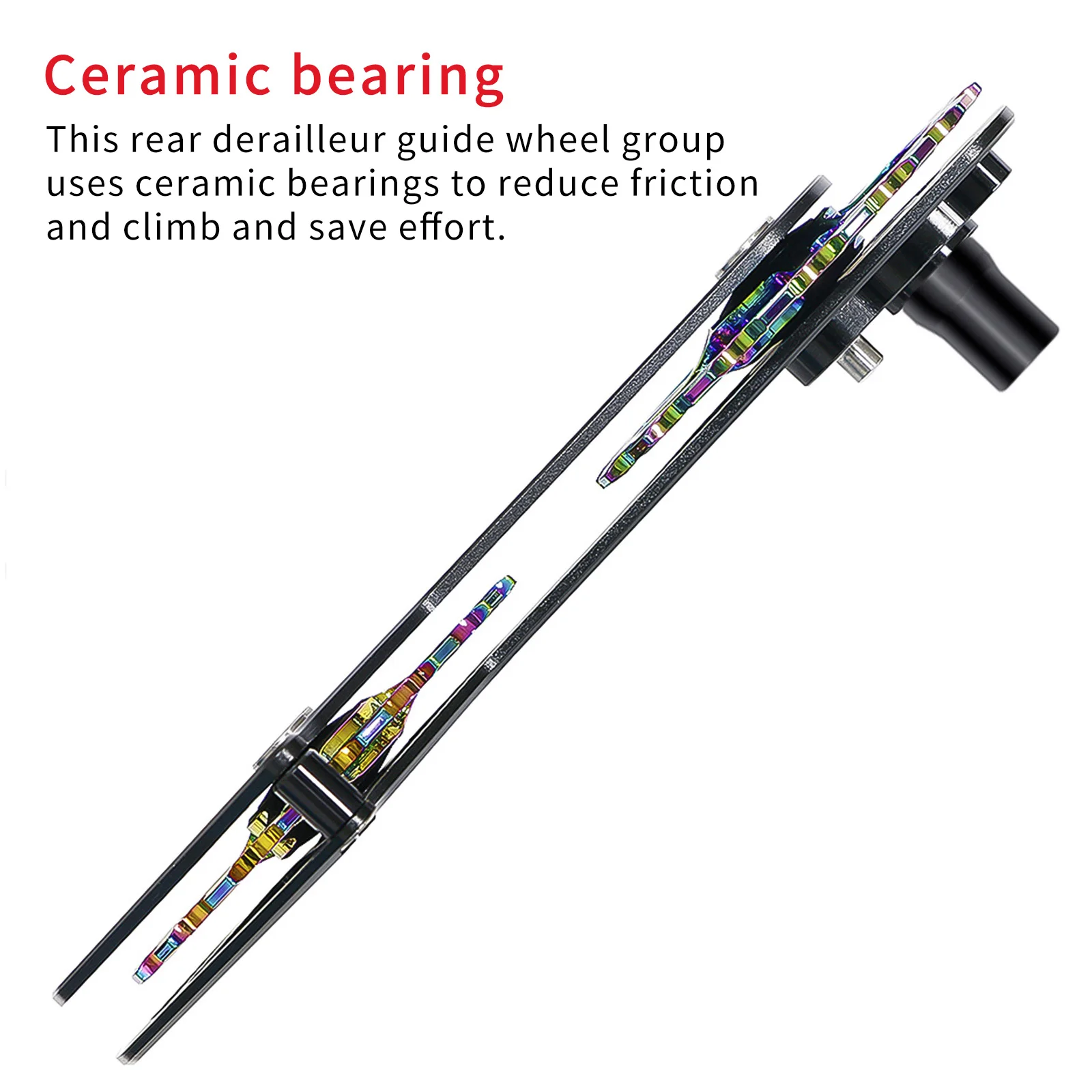 Задний переключатель передач для велосипеда керамические скоростные шкивы 16T