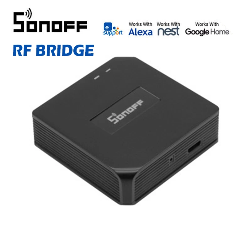 Sonoff RF Bridge 433 МГц Wifi преобразователь сигнала PIR 2 Датчик/DW1 дверной и оконный датчик сигнализации совместим с Alexa Google Home