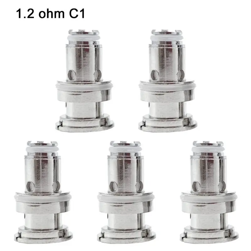 

5 Pcs/Box Replacement Atomizer Coil Head for VINCI PNP Coils 0.3ohm VM1 0.45ohm M1 0.6ohm M2 0.8ohm R1 1.2ohm C1