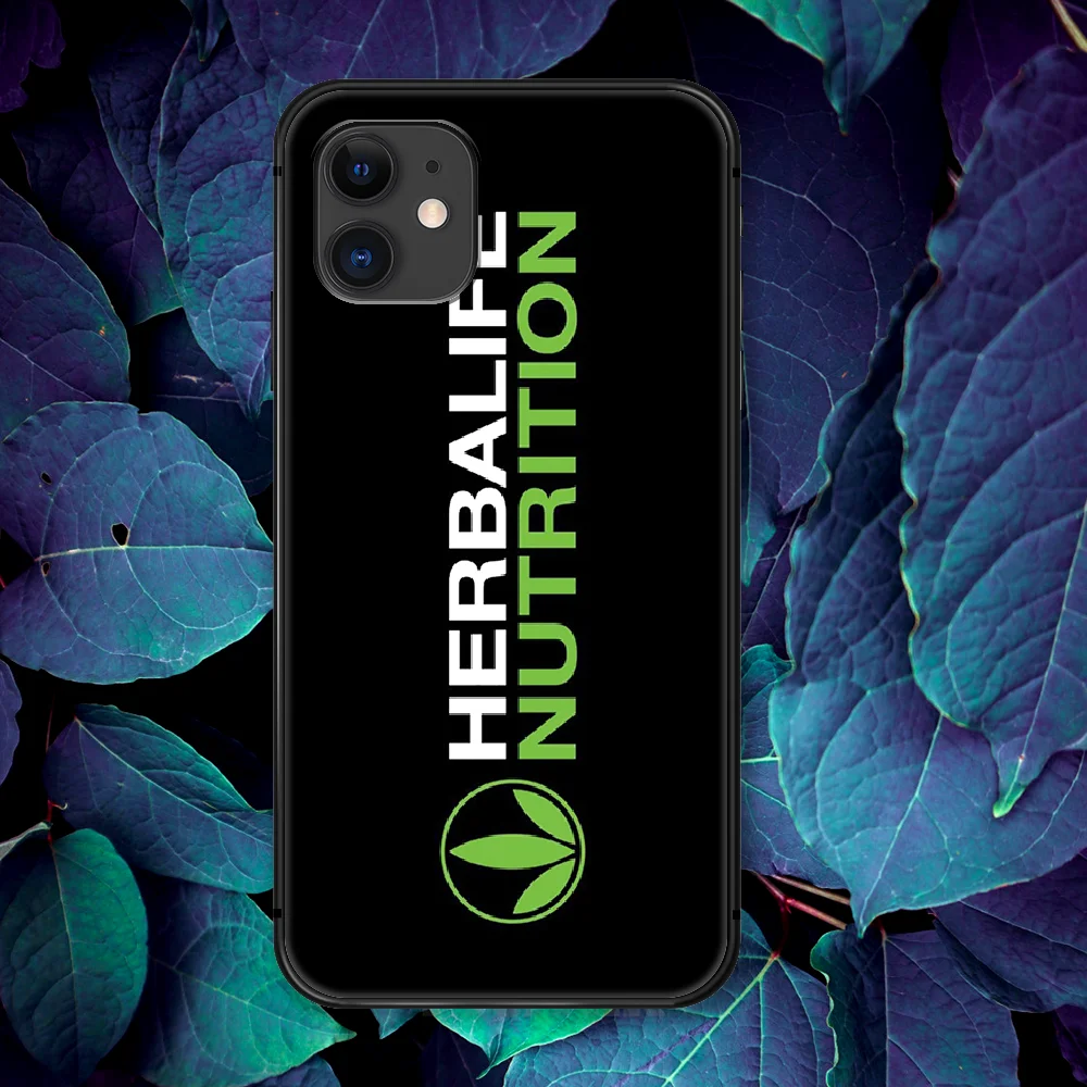 

Herbalife Brand Phone Case For IPhone 4 4s 5 5S SE 5C 6 6S 7 8 Plus X XS XR 11 12 Mini Pro Max 2020 black Coque Tpu Waterproof